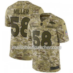 Maillot Denver Broncos MILLER 58 Nike Salute To Service - Homme